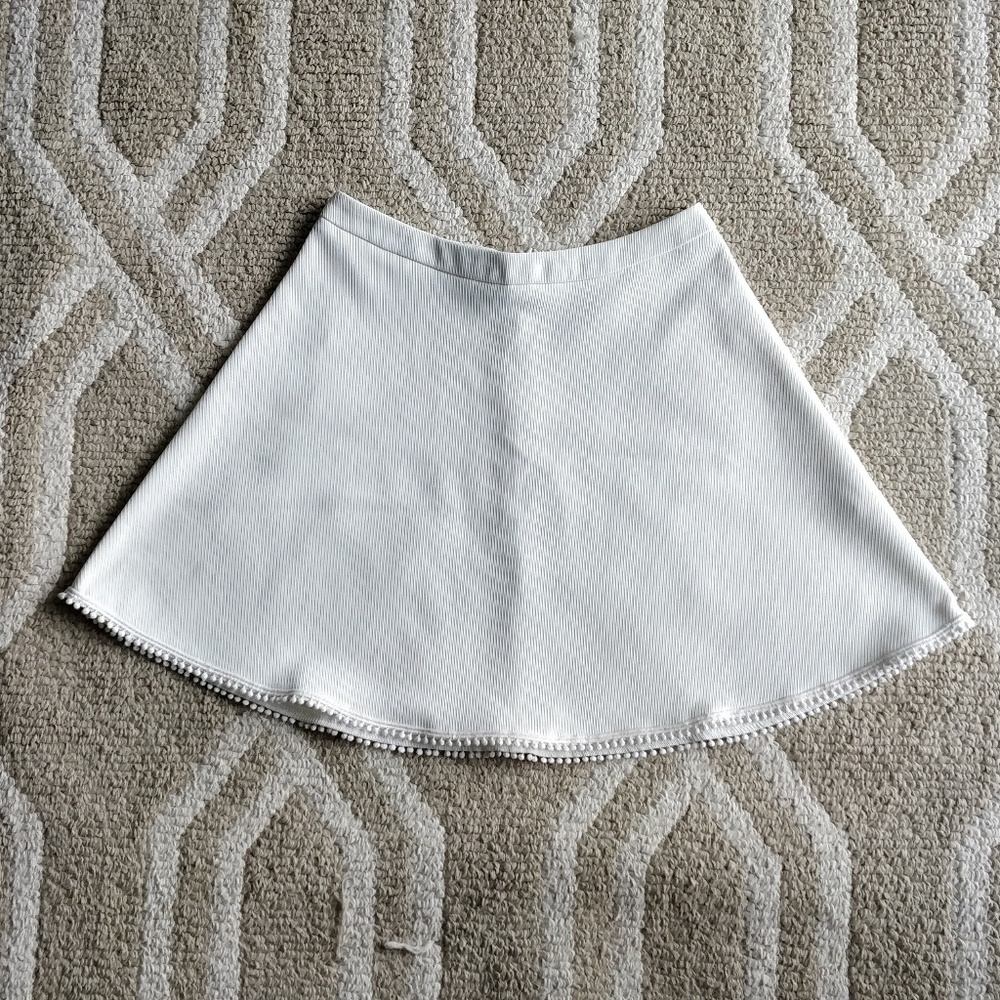 White Mini Skirt